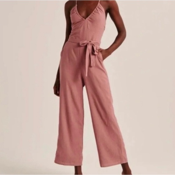 Abercrombie & Fitch Pants - Abercrombie & Fitch Dusty Pink Jumpsuit